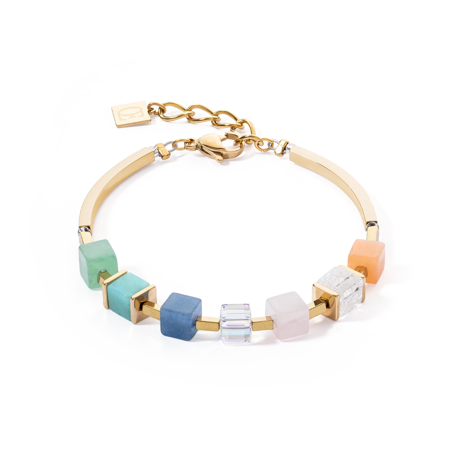 Bracciale Precious Statement Cubes multicolore-gentile