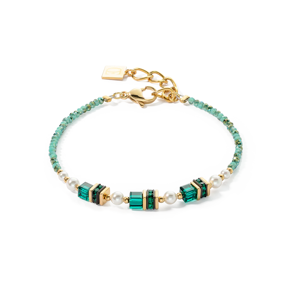 Bracciale Sparkling Princess oro-verde