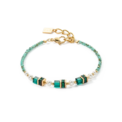 Bracciale Sparkling Princess oro-verde