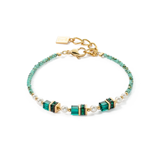 Bracciale Sparkling Princess oro-verde