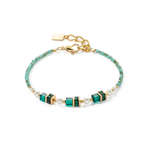 Bracciale Sparkling Princess oro-verde