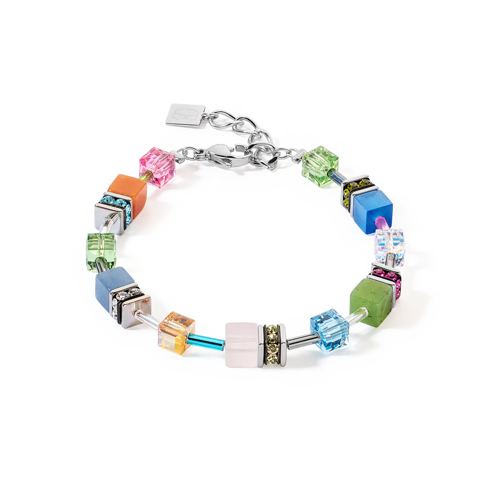 Bracciale GeoCUBE® Iconic Precious multicolour boho