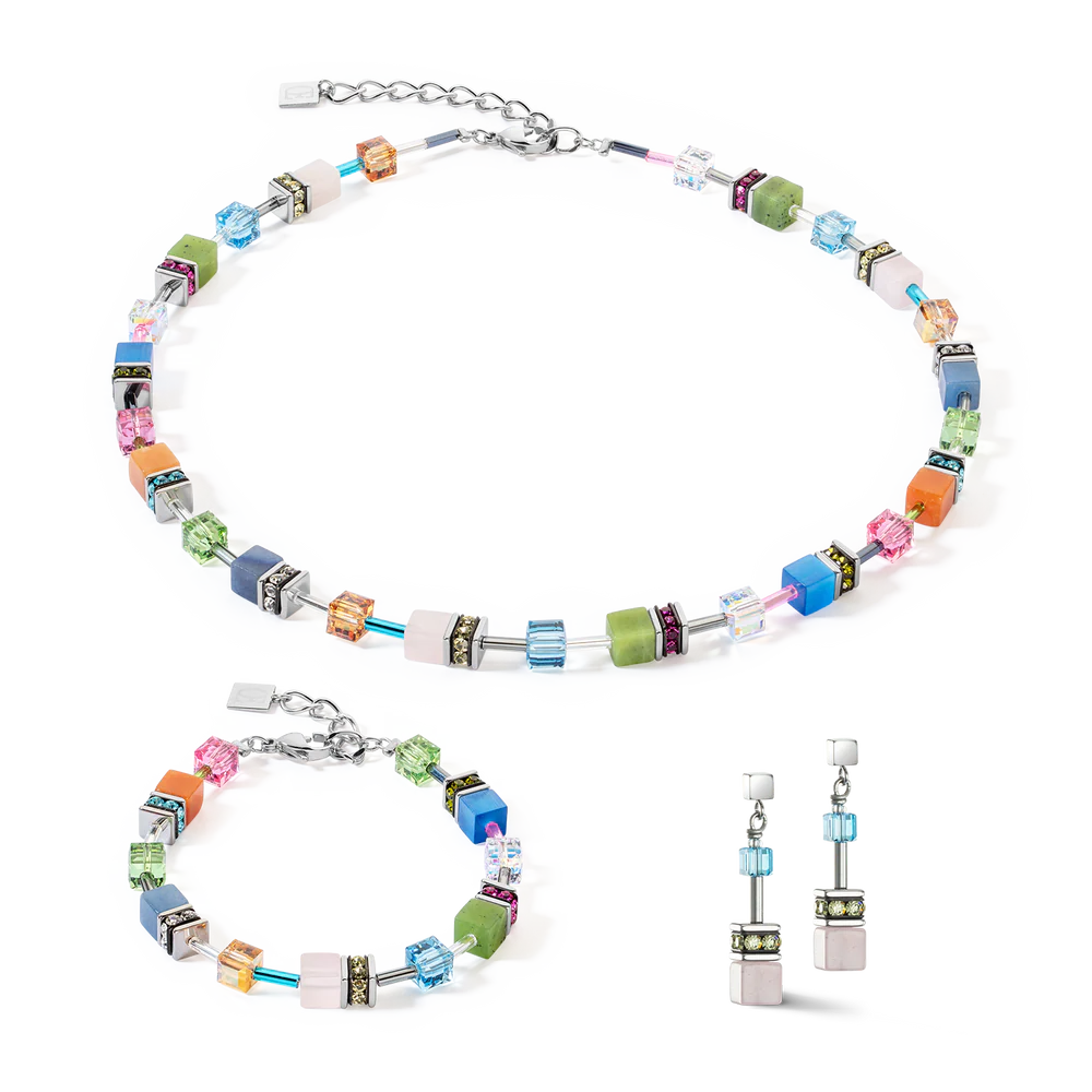 Bracciale GeoCUBE® Iconic Precious multicolour boho