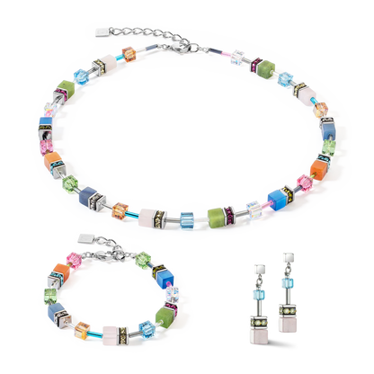 Bracciale GeoCUBE® Iconic Precious multicolour boho