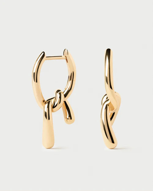 Orecchini a cerchio mini Twist