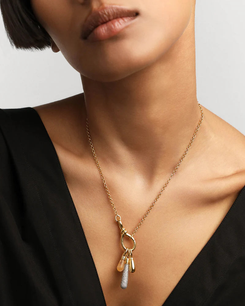 Pavé Large Drop Pendant