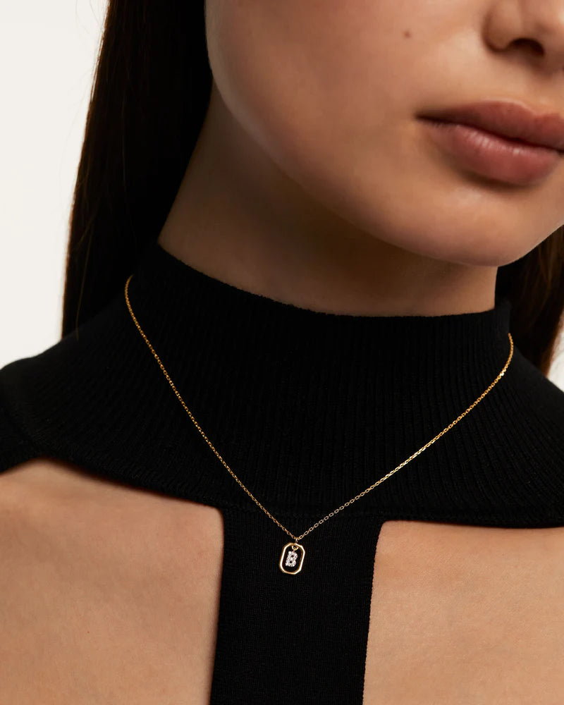 Collana Con Lettera B Mini
