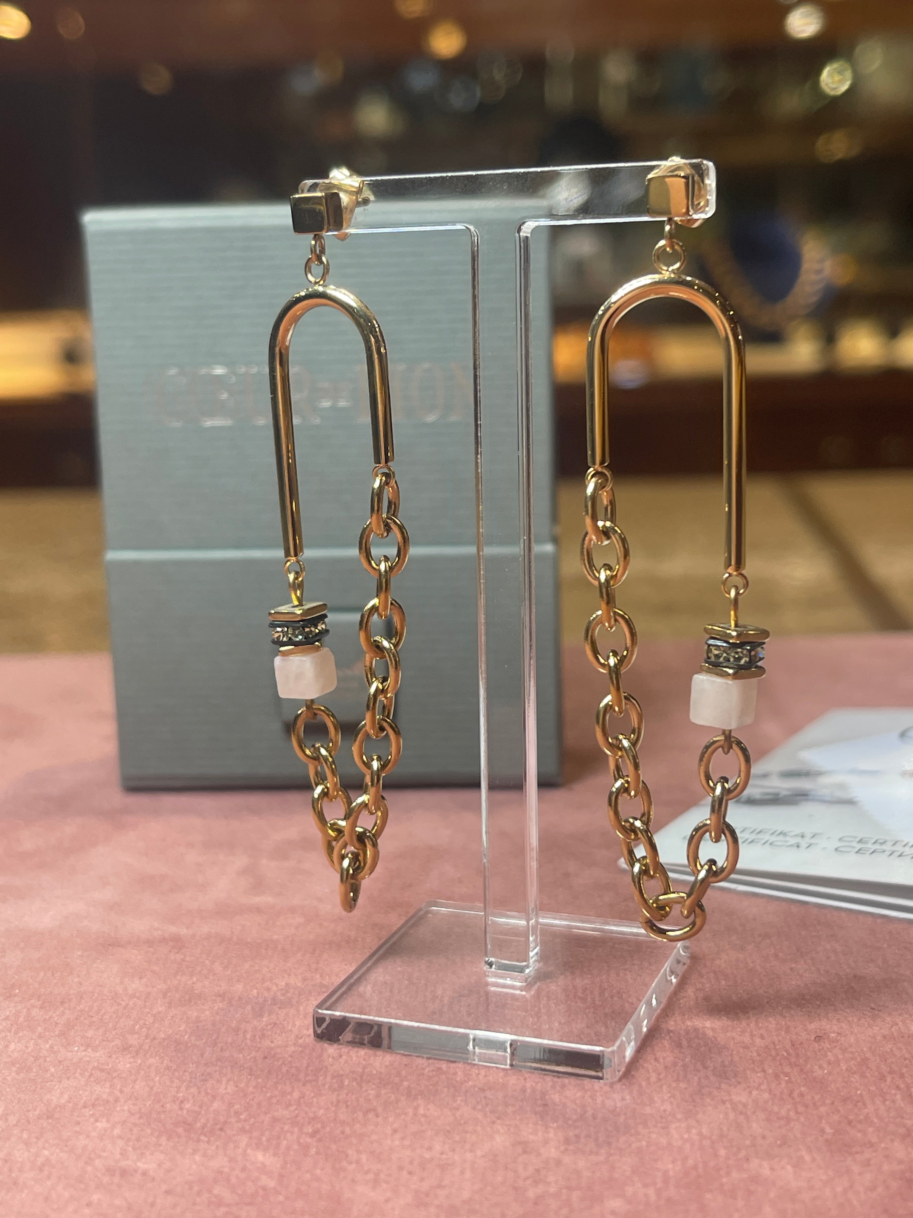 Orecchini Coeur De Lion Donna in Acciaio