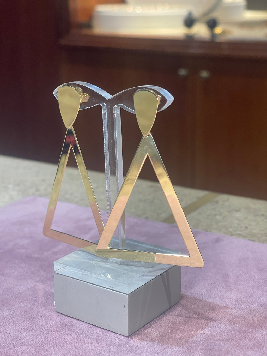 Orecchini geometrici in Argento 925