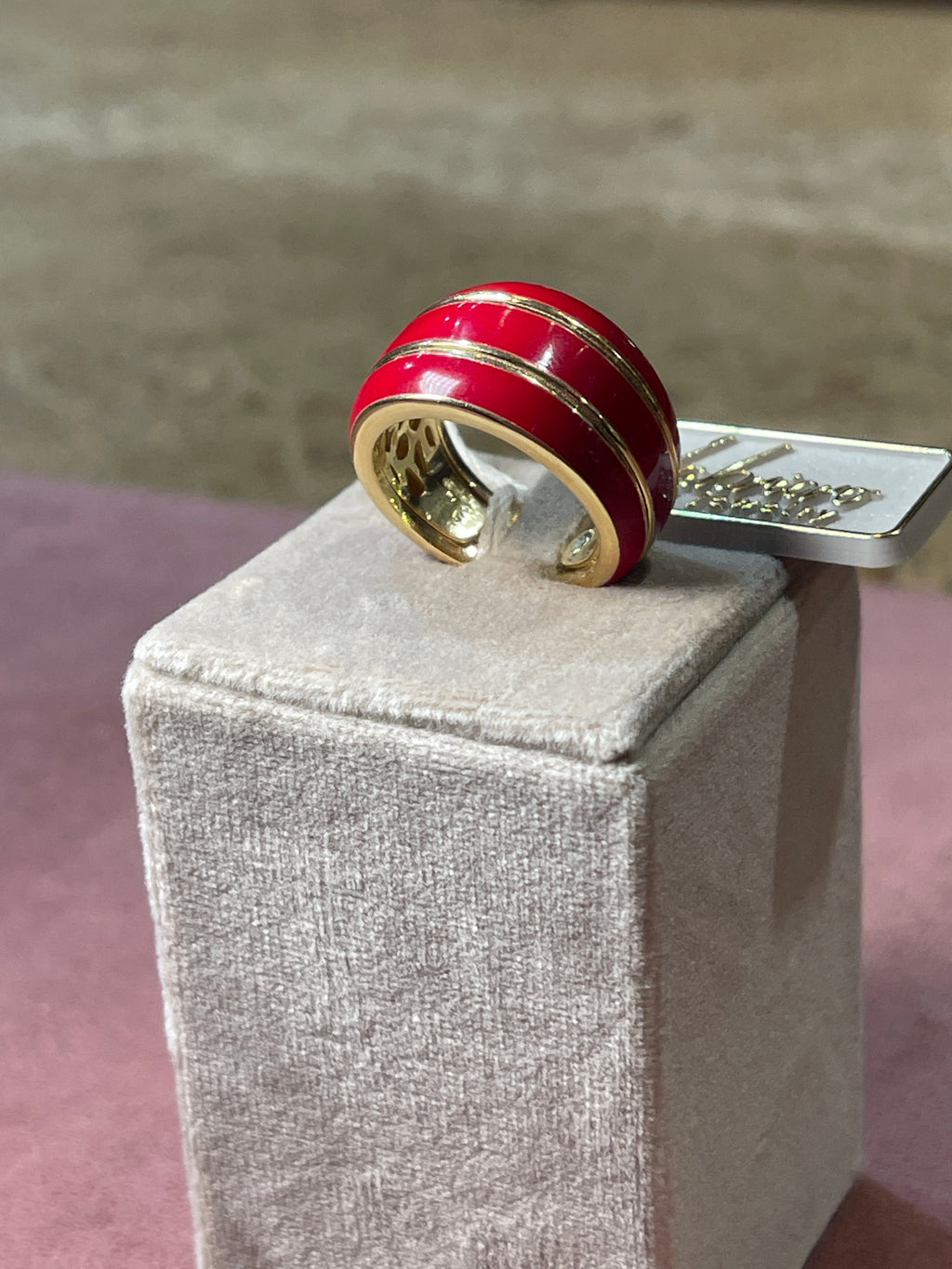 Anello con Smalto in Argento 925