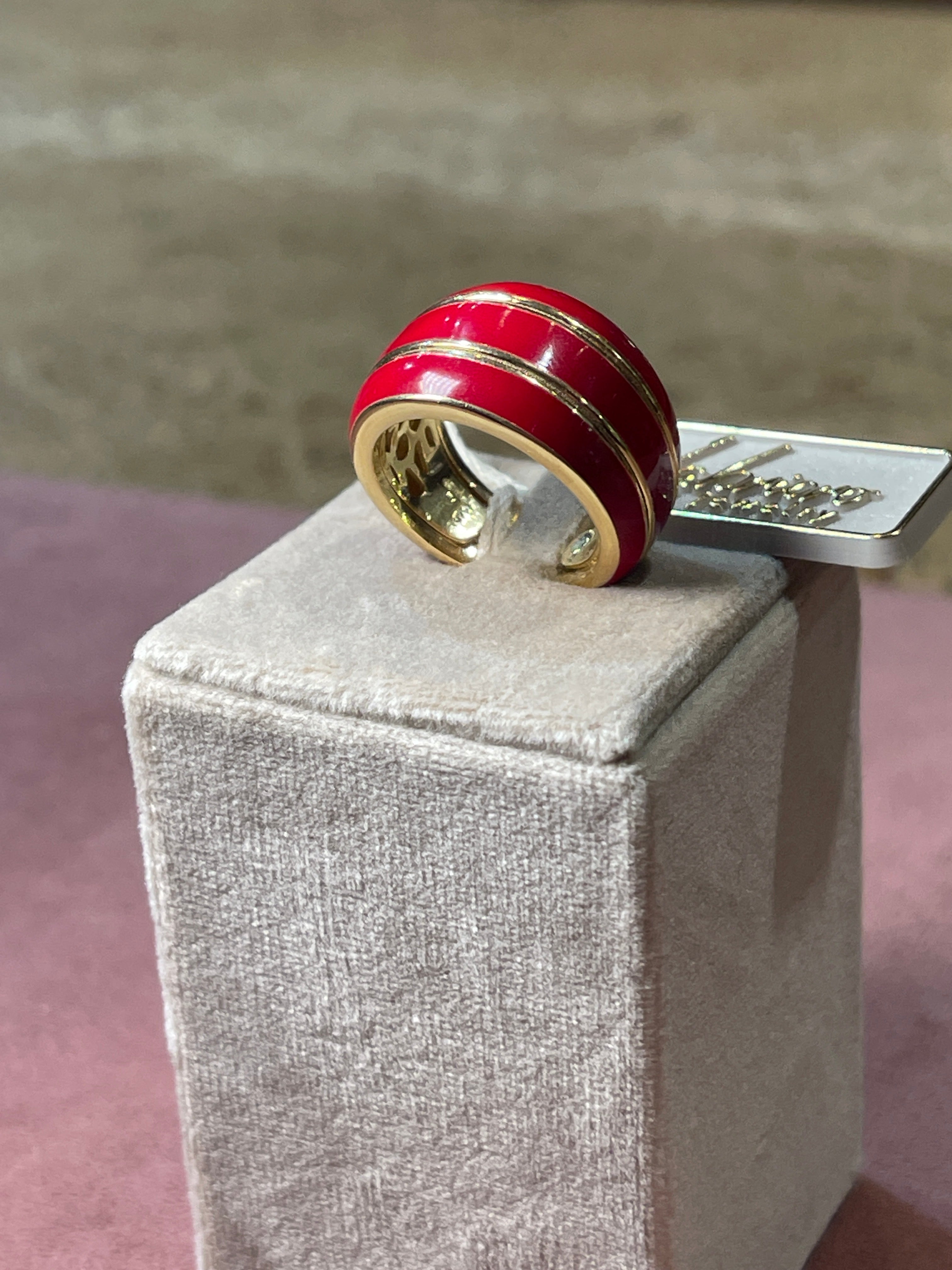 Anello con Smalto in Argento 925