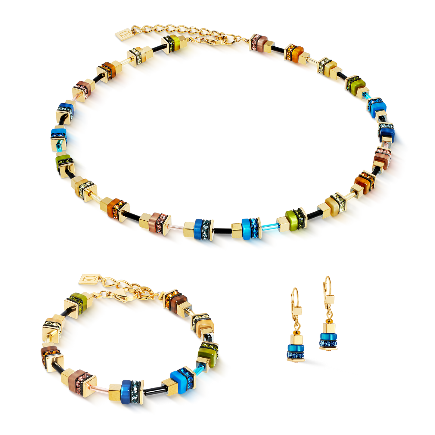 Bracciale Autumn Glow Cube multicolore