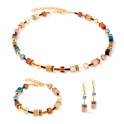 Orecchini GeoCUBE® Iconic Earth Mirage oro