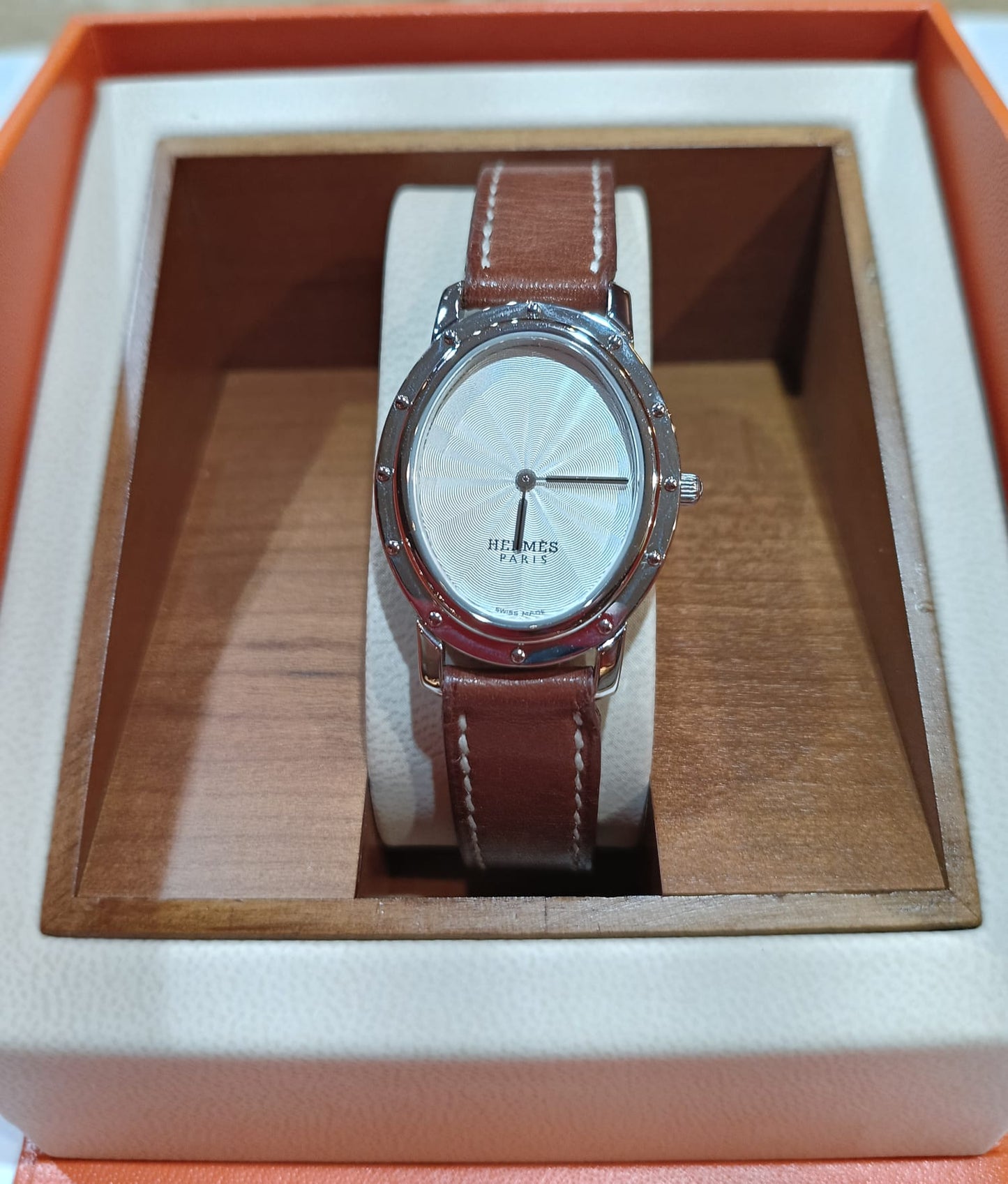 Orologio Clipper ovale Hermès