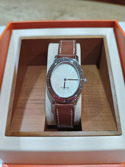 Orologio Clipper ovale Hermès