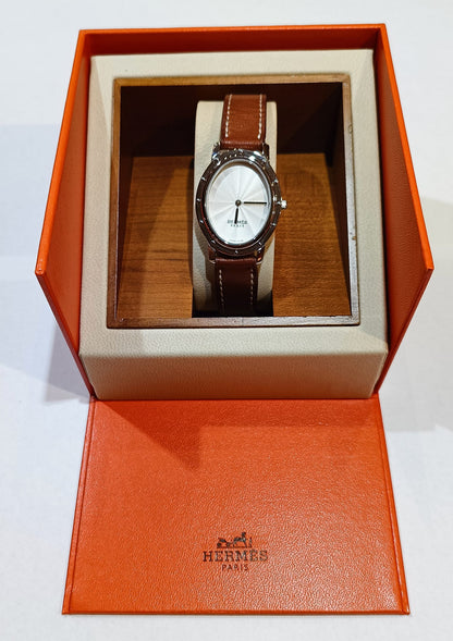 Orologio Clipper ovale Hermès