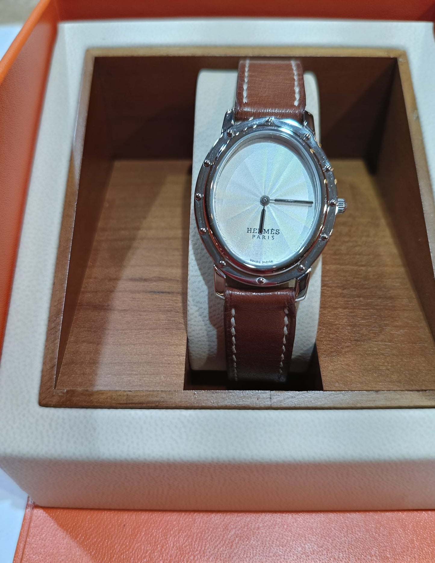 Orologio Clipper ovale Hermès