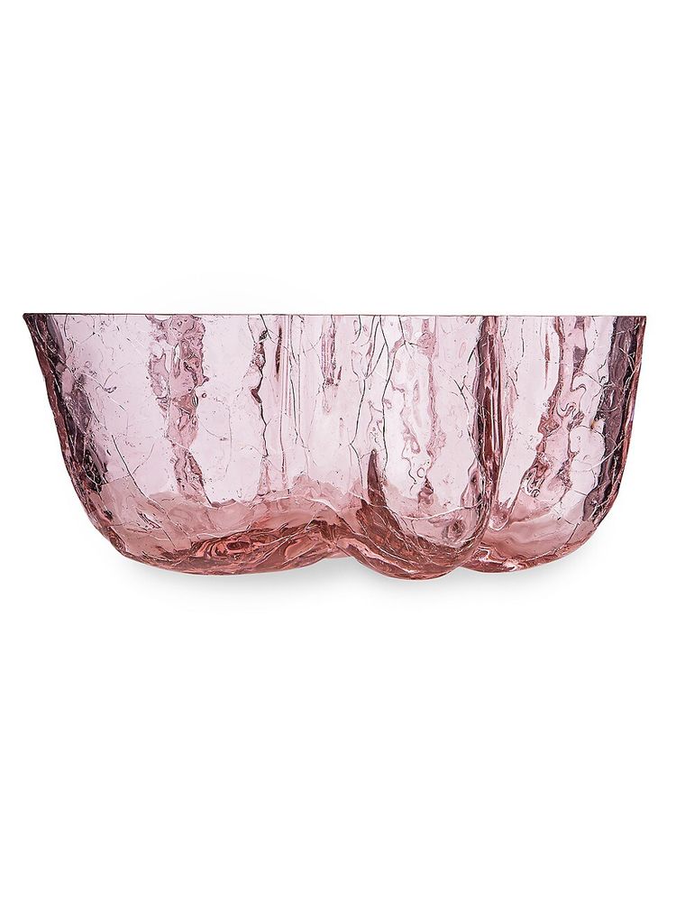 Crackle pink vase