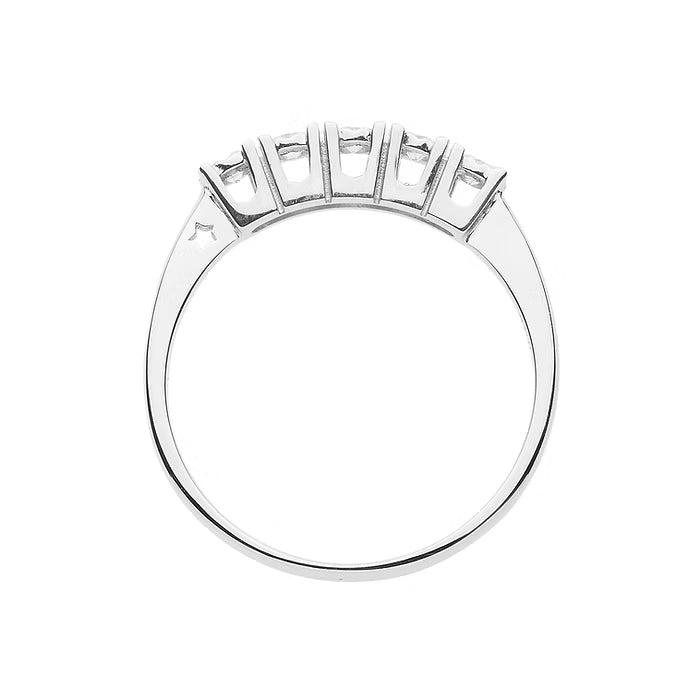 Fedina in Oro bianco con Diamanti Momenti