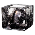 Brick Black Candle Holder 75mm