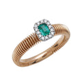 Emerald and Diamond Ring Millerighe Collection