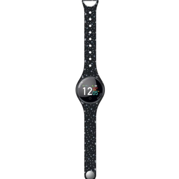 FREETIME GLITTER BLACK STYLE SMARTWATCH