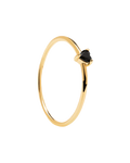 BLACK HEART RING