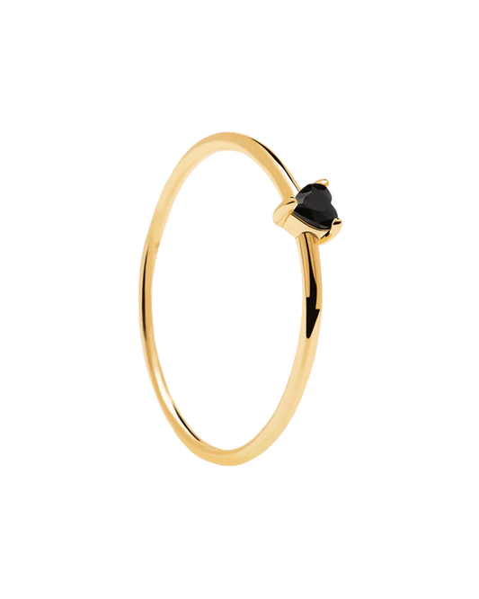 ANELLO BLACK HEART