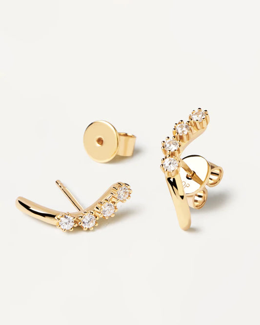 Orecchini  argento  placcati  in oro 18 kt.
