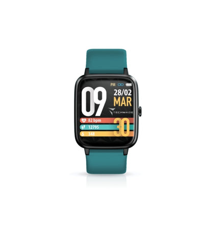 "MOVE GREEN/BLUE" GPS SMARTWATCH TECHMADE