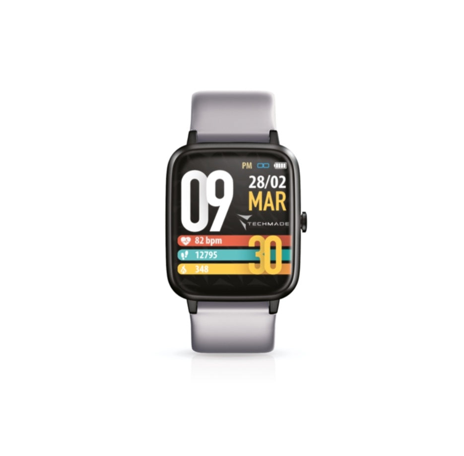 "MOVE  Red/Pink/Grey" GPS SMARTWATCH TECHMADE
