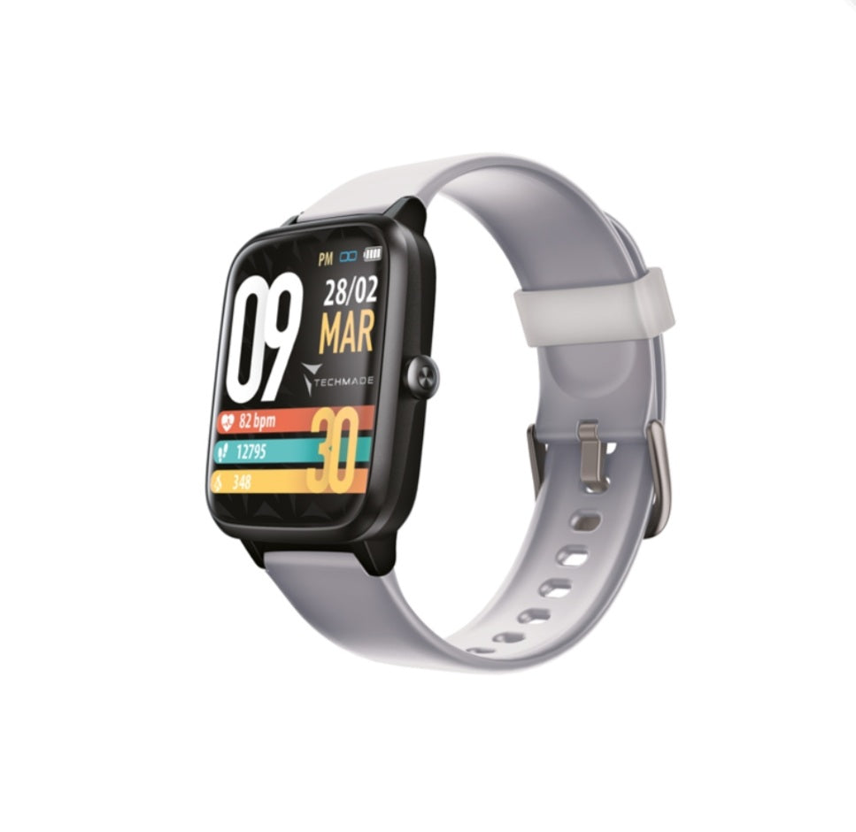 "MOVE  Red/Pink/Grey" GPS SMARTWATCH TECHMADE
