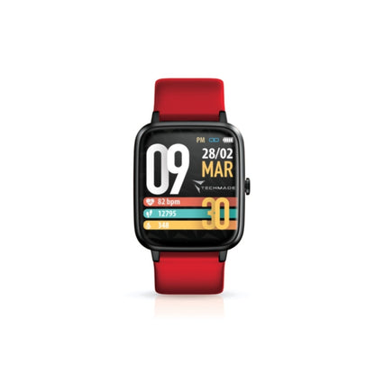 "MOVE  Red/Pink/Grey" GPS SMARTWATCH TECHMADE