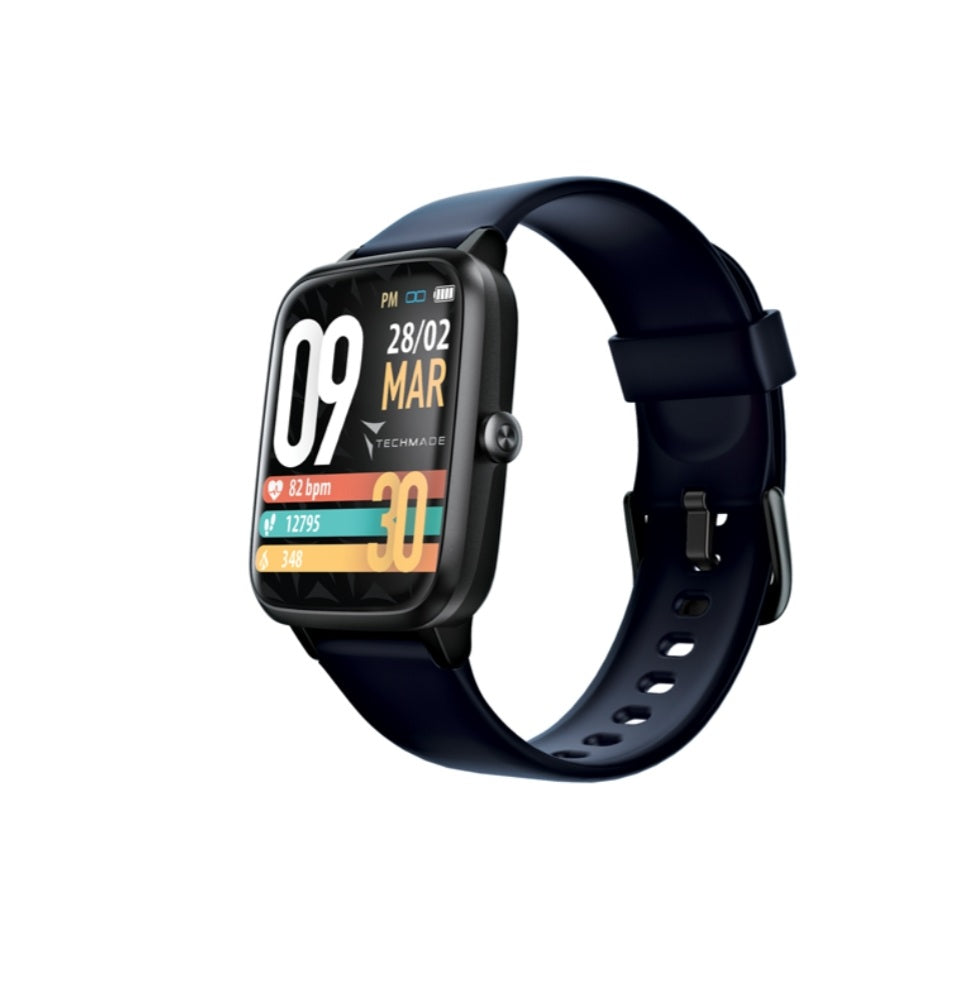 "MOVE GREEN/BLUE" GPS SMARTWATCH TECHMADE