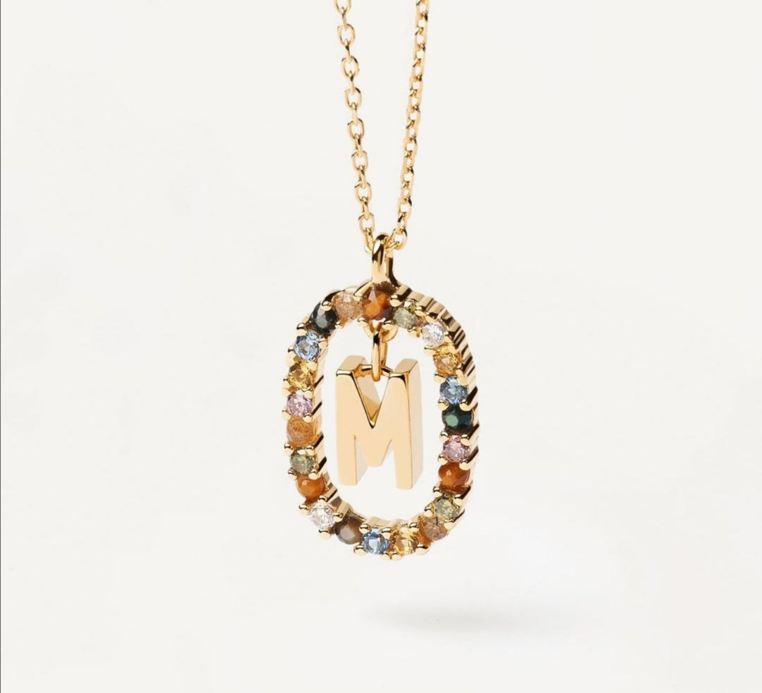 Letter M pendant PDPAOLA