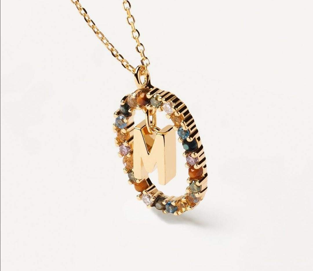 Letter M pendant PDPAOLA