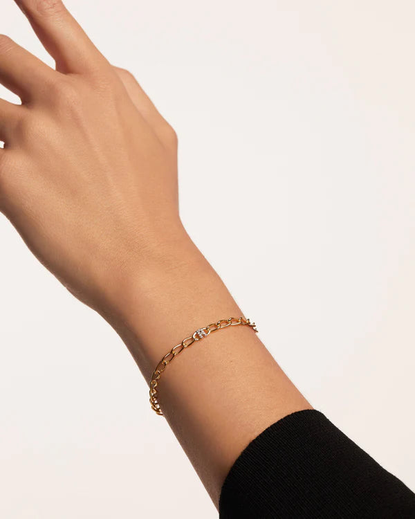 Letter Chain Bracelet