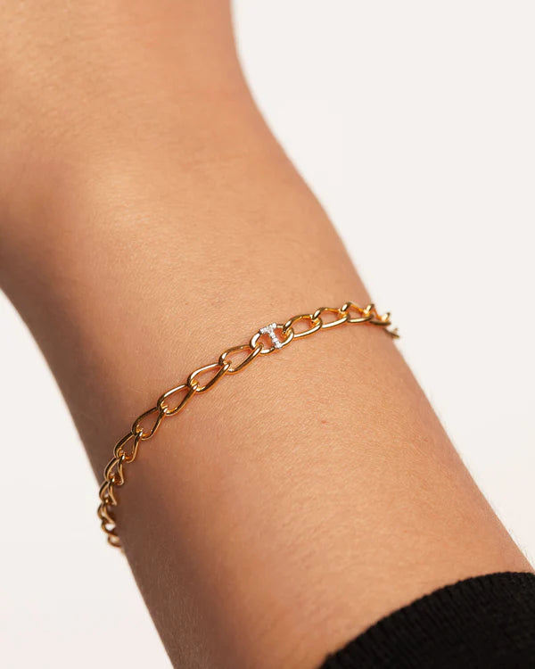 Letter Chain Bracelet