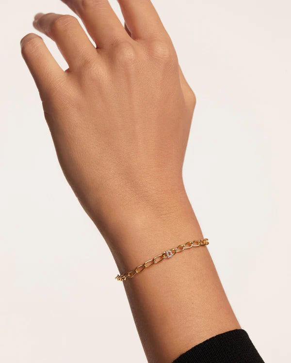 Letter Chain Bracelet
