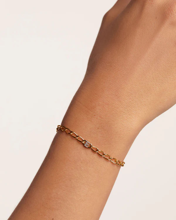 Letter Chain Bracelet