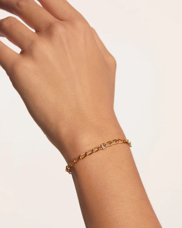 Letter Chain Bracelet