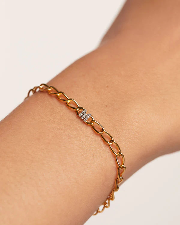 Letter Chain Bracelet