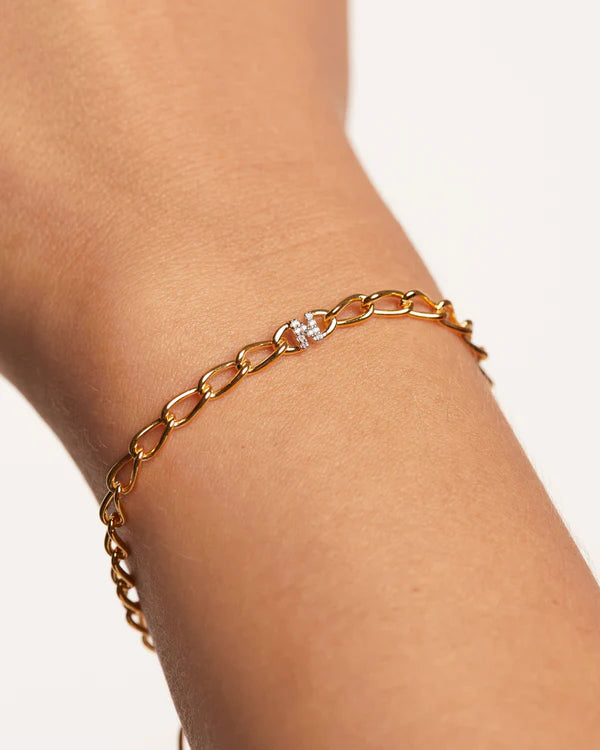 Letter Chain Bracelet
