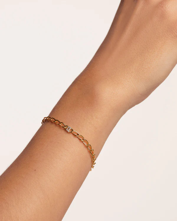 Letter Chain Bracelet