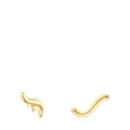 Silver vermeil Hav wave-shaped Earrings