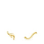 Silver vermeil Hav wave-shaped Earrings