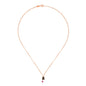 Rose Vermeil Silver Motif Necklace